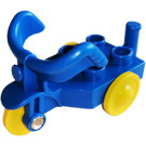 Duplo Blau Tricycle mit Gelb Räder (31189)