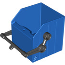 Duplo Bleu Véhicule Cargo Bed Recycling 4 x 4 x 3 & 1/2 avec Noir Levier (51263 / 51957)