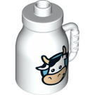 Duplo Bottle with Cow decoration (36986)