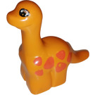 Duplo Brachiosaurus Bambino con Rosso Spots (31045)