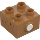 Duplo Steen 2 x 2 met Geluid Button (84288)