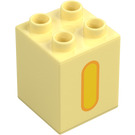 Duplo Brique 2 x 2 x 2 avec Letter "I" Décoration (31110 / 65922)