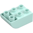 Duplo Kloss 2 x 3 med Omvänd Backe Curve (98252)