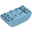 Duplo Kloss 2 x 4 med Böjd Botten (98224)