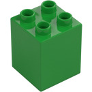 Duplo Leuchtendes Grün Stein 2 x 2 x 2 (31110)