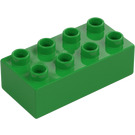 Duplo Bright Green Brick 2 x 4 (3011 / 31459)