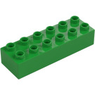 Duplo Fel groen Steen 2 x 6 (2300)