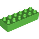 Duplo Bright Green Brick 2 x 6 (2300)