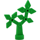 Duplo Bright Green Flower with Rhomb (44535)