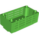 Duplo Fel groen Transport. Doos 5 x 8 x 2,5 Wood (98191)