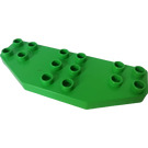 Duplo Bright Green Wing Plate 3 x 8 (2156)