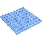 Duplo Bright Light Blue Plate 8 x 8 (51262 / 74965)