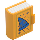 Duplo Leuchtendes helles Orange Book mit Zauberer Hut (103681)