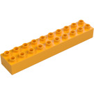 Duplo Kirkkaanvaaleanoranssi Palikka 2 x 10 (2291)