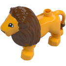 Duplo Bright Light Orange Male Lion (12044 / 34195)