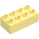 Duplo Jasny Jasnożółty Cegła 2 x 4 (3011 / 31459)