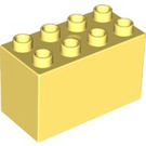 Duplo Bright Light Yellow Brick 2 x 4 x 2 (31111)