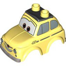 Duplo Jaune Clair Brillant Voiture Corps - Luigi (95547)