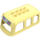 Duplo Bright Light Yellow Chassis 6 x 10 x 2 1/2 Top (104036)