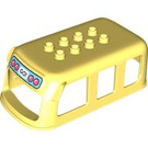 Duplo Bright Light Yellow Chassis 6 x 10 x 2 1/2 Top (104036)