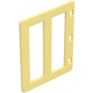 Duplo Jaune Clair Brillant Porte 4 x 5 avec Cut Out (65111)