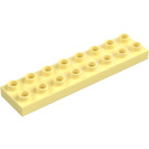 Duplo Jasny Jasnożółty Talerz 2 x 8 (44524)