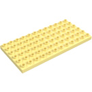 Duplo Giallo chiaro brillante Piastra 6 x 12 (4196 / 18921)