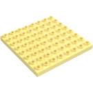 Duplo Amarillo claro brillante Placa 8 x 8 (51262 / 74965)