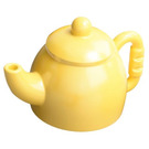 Duplo Amarillo claro brillante Tea Pot con Tapa (3728 / 35735)