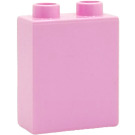 Duplo Fel roze Steen 1 x 2 x 2 (4066 / 76371)