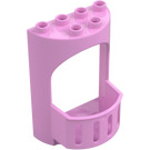 Duplo Fel roze Tower met Balcony 3 x 4 x 5 (98236)