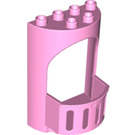 Duplo Fel roze Tower met Balcony 3 x 4 x 5 (98236)