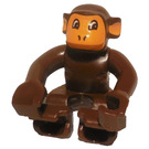 Duplo Brown Monkey Looking Left