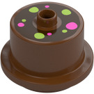 Duplo Cake avec Rose et Vert Spots (65157)