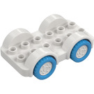 Duplo Bil med Blå Hjul (35026)