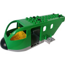 Duplo Cargo Vliegtuig met Medium Stone Grijs Basis (62671 / 62672)