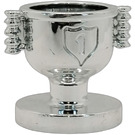 Duplo Argento cromato Trophy Tazza con "1" con maniglie chiuse (15564 / 73241)