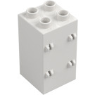 Duplo Column Brique 2 x 2 x 3 avec Charnière Fourchette (69714)