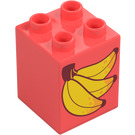 Duplo Corail Brique 2 x 2 x 2 avec Bananas (31110 / 105427)