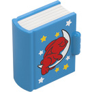 Duplo Dark Azure Book with Rabbit and Moon (104373)