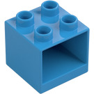 Duplo Mørk Azure Drawer Cabinet 2 x 2 x 1.5 (4890)