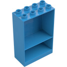 Duplo Dark Azure Frame 4 x 2 x 5 with Shelf (27395)