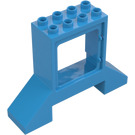 Duplo Dark Azure Frame 8 x 2 x 5 with Slope (29307)