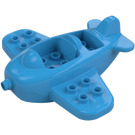 Duplo Dark Azure Plane 12 x 10 x 4 (16196)