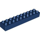 Duplo Dark Blue Brick 2 x 10 (2291)