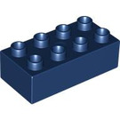 Duplo Dark Blue Brick 2 x 4 (3011 / 31459)