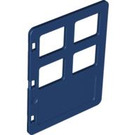 Duplo Donkerblauw Deur met dezelfde formaat vensters (89849)