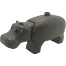 Duplo Dark Gray Hippo with Moveable Head (74578)