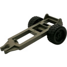 Duplo Dark Gray Wagon Chassis with Large Reinforcement (4820)