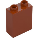 Duplo Ciemna pomarańcza Cegła 1 x 2 x 2 (4066 / 76371)